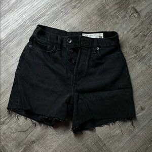 Black rag & bone jeans shorts